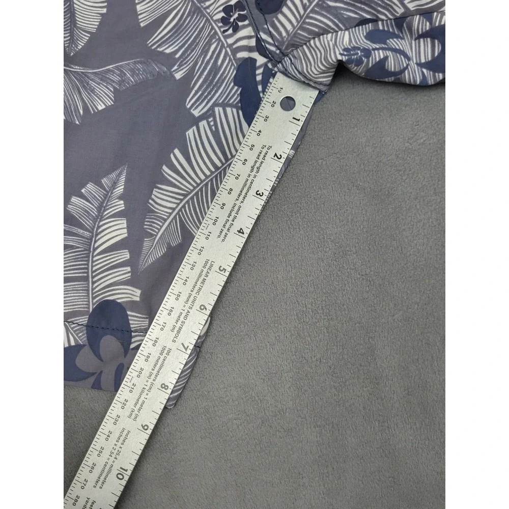 Tommy Bahama Floral Naples Swim Trunks Blue Polyester Mesh Lined Pre-own Floral‎